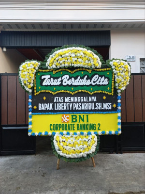Papan Bunga Duka di Babakan Asem