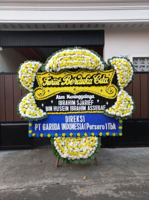 Papan Bunga Duka di Babakan Asem