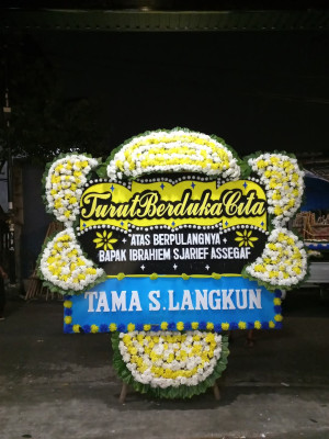 Papan Bunga Duka di Babakan Asem