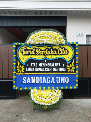Papan Bunga Duka di Babakan Asem